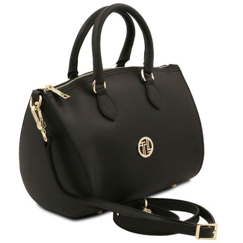 Layla - Leather duffle bag